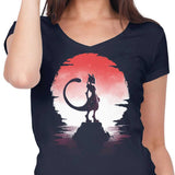Psychic Under the Moon - Women's V-Neck
