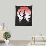 Psychic Under the Moon - Wall Tapestry