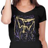 Pteranodon Fossils - Women's V-Neck
