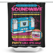 Pump Up The Volume - Shower Curtain