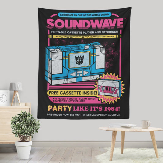 Pump Up The Volume - Wall Tapestry