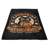 Pumpkin Carving Club - Fleece Blanket