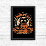 Pumpkin Carving Club - Posters & Prints
