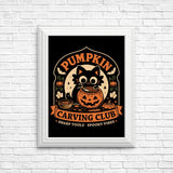 Pumpkin Carving Club - Posters & Prints