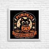 Pumpkin Carving Club - Posters & Prints