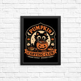 Pumpkin Carving Club - Posters & Prints