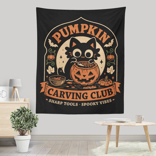 Pumpkin Carving Club - Wall Tapestry