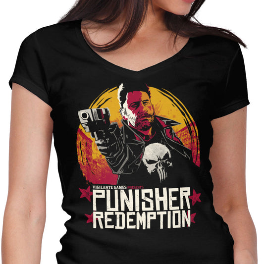 Punisher Redemption - Women's V-Neck