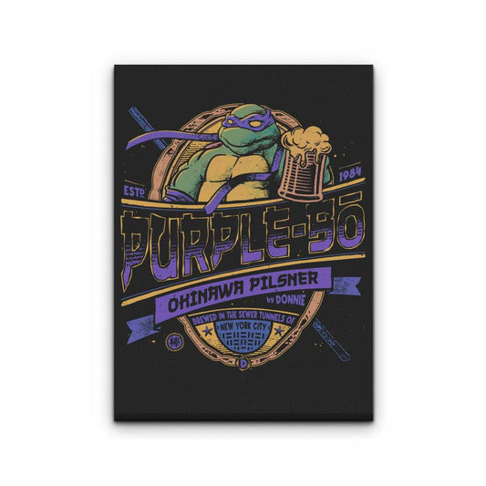 Purple Bo - Canvas Print