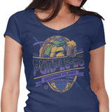 Purple Bo - Women's V-Neck