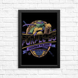 Purple Bo - Posters & Prints