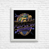 Purple Bo - Posters & Prints