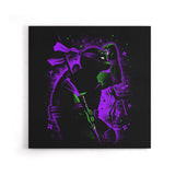 Purple Intellectual Ninja - Canvas Print