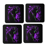 Purple Intellectual Ninja - Coasters