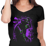 Purple Intellectual Ninja - Women's V-Neck