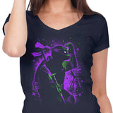 Purple Intellectual Ninja - Women's V-Neck