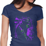 Purple Intellectual Ninja - Women's V-Neck