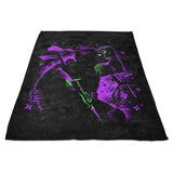 Purple Intellectual Ninja - Fleece Blanket
