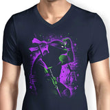Purple Intellectual Ninja - Men's V-Neck