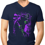 Purple Intellectual Ninja - Men's V-Neck