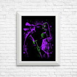 Purple Intellectual Ninja - Posters & Prints