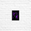 Purple Intellectual Ninja - Posters & Prints