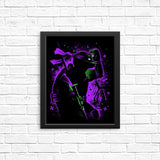 Purple Intellectual Ninja - Posters & Prints
