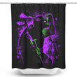 Purple Intellectual Ninja - Shower Curtain