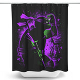 Purple Intellectual Ninja - Shower Curtain