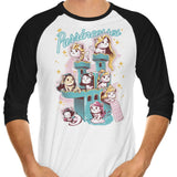 Purrincesses - 3/4 Sleeve Raglan T-Shirt