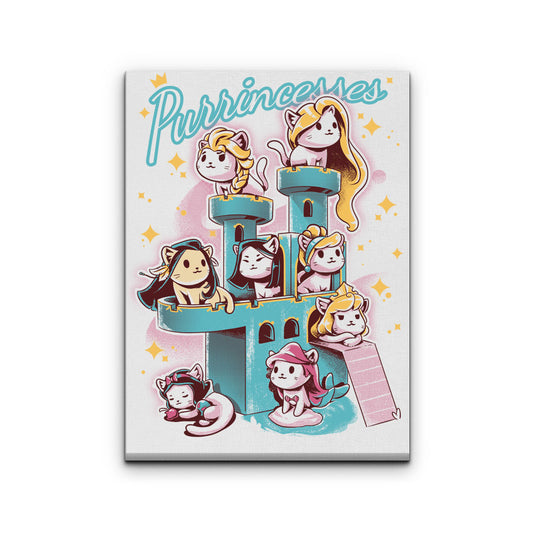 Purrincesses - Canvas Print