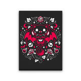 Purrs of Darkness - Canvas Print