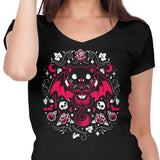Purrs of Darkness - Women's V-Neck