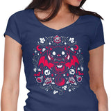 Purrs of Darkness - Women's V-Neck