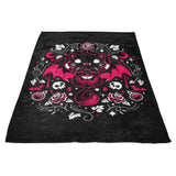 Purrs of Darkness - Fleece Blanket