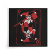 Quinn of Hearts - Canvas Print
