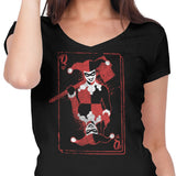 Quinn of Hearts - Women's V-Neck