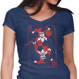 Quinn of Hearts - Women's V-Neck