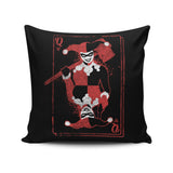 Quinn of Hearts - Throw Pillow