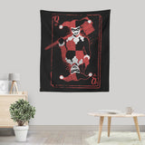 Quinn of Hearts - Wall Tapestry