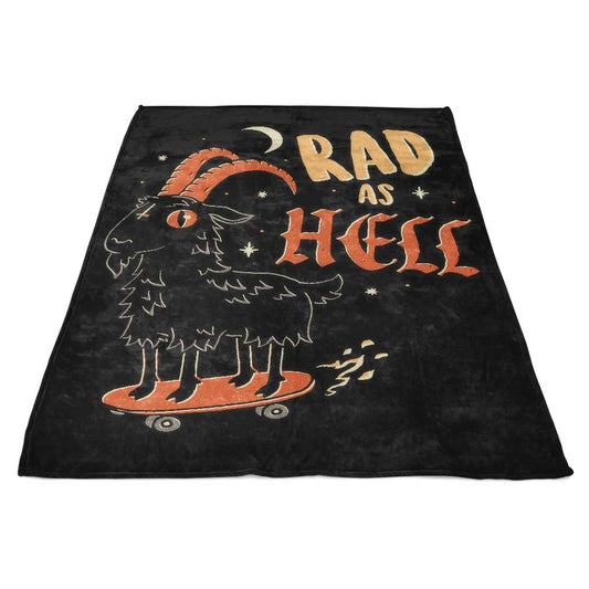 Rad as Hell - Fleece Blanket