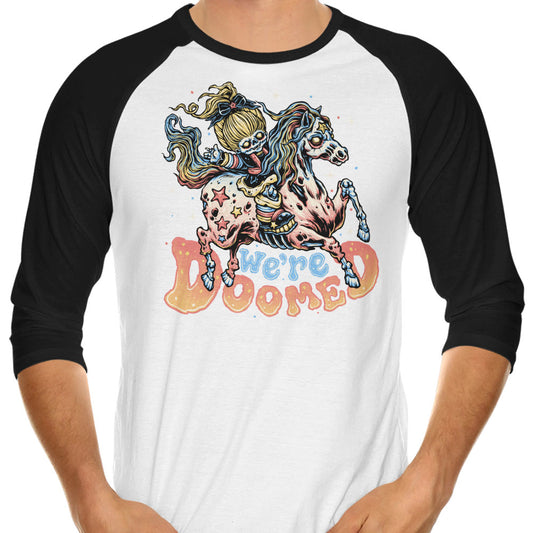Rainbow Doom - 3/4 Sleeve Raglan T-Shirt