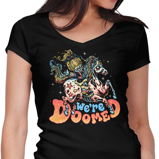 Rainbow Doom - Women's V-Neck