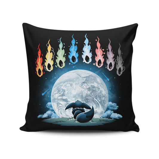 Rainbow Stones - Throw Pillow