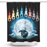 Rainbow Stones - Shower Curtain
