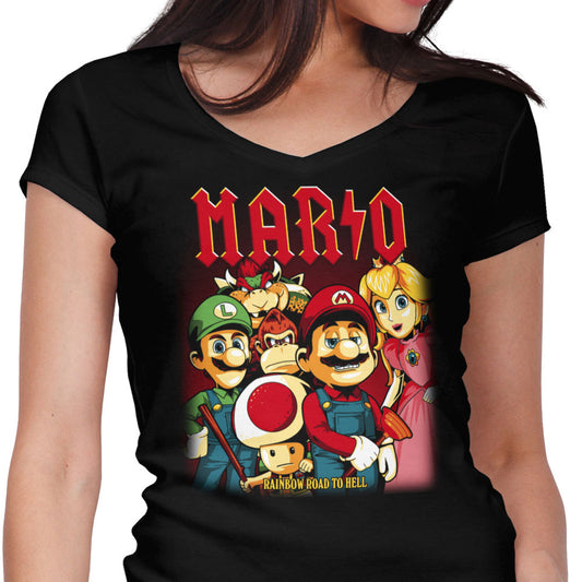 Rainbow to Hell - Women's V-Neck