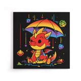 Rainy Dice Day - Canvas Print