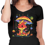 Rainy Dice Day - Women's V-Neck