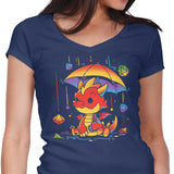 Rainy Dice Day - Women's V-Neck