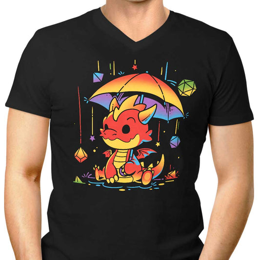 Rainy Dice Day - Men's V-Neck
